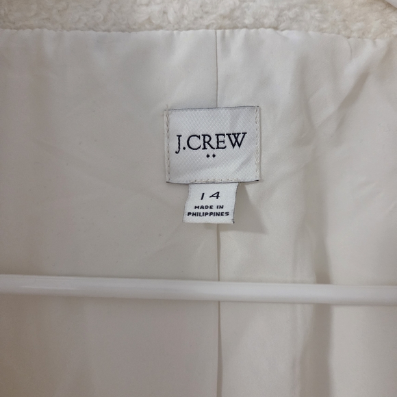 J. Crew Factory Cream Teddy Jacket - Picture 4 of 6
